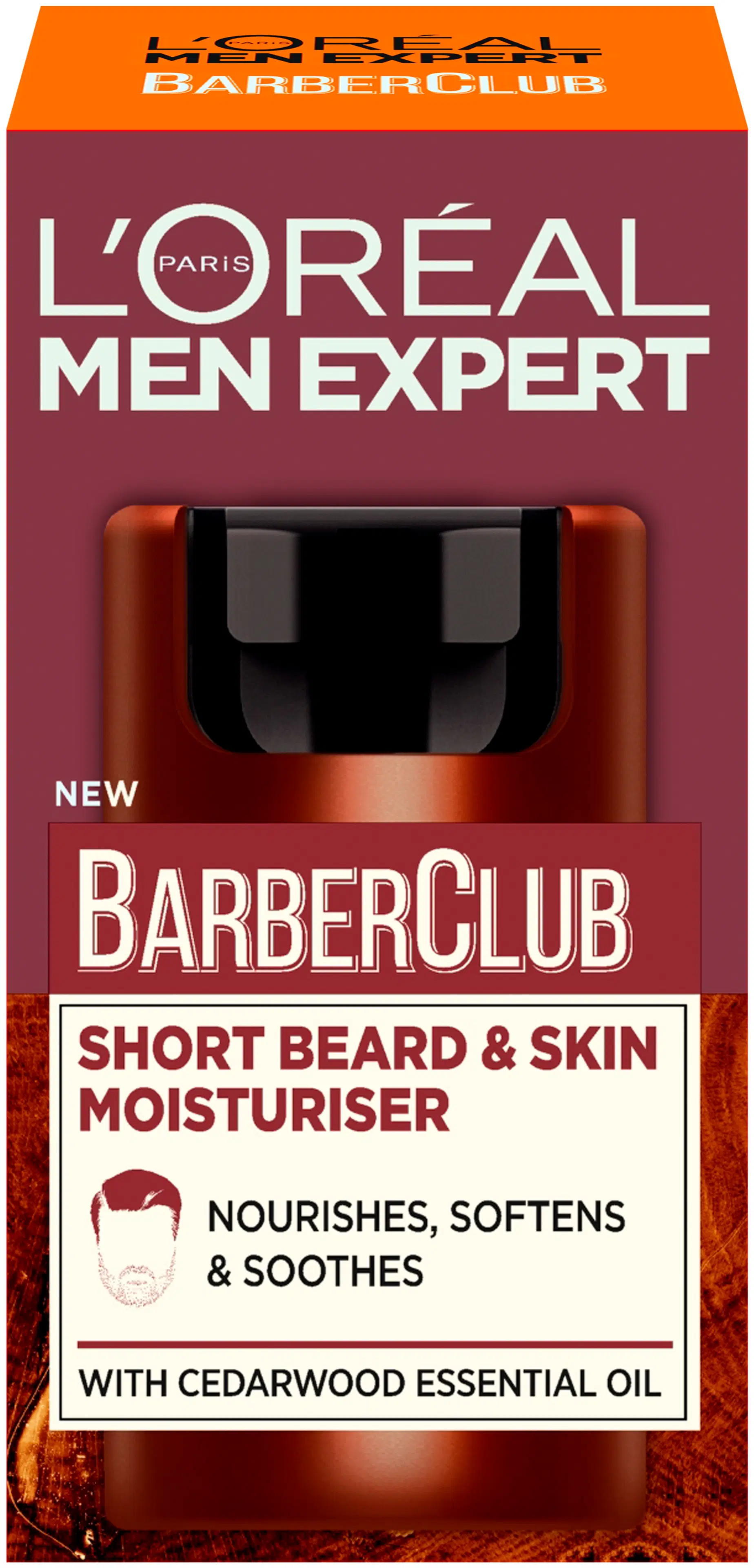 L'Oréal Paris Men Expert BarberClub Short Beard & Face Moisturiser päivävoide 50ml