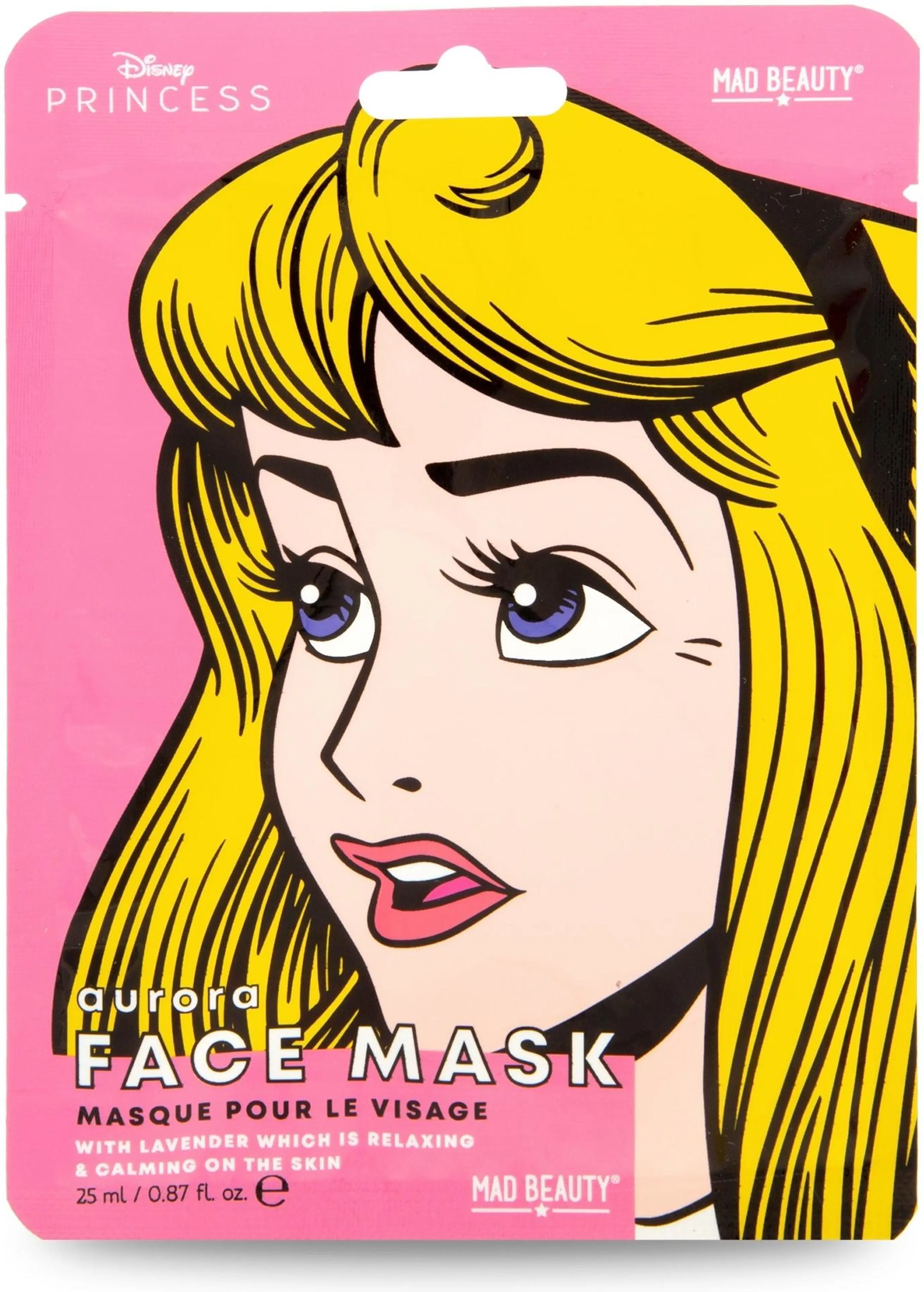 Mad Beauty Disney Pop Princess Face Mask Aurora  -kangasnaamio