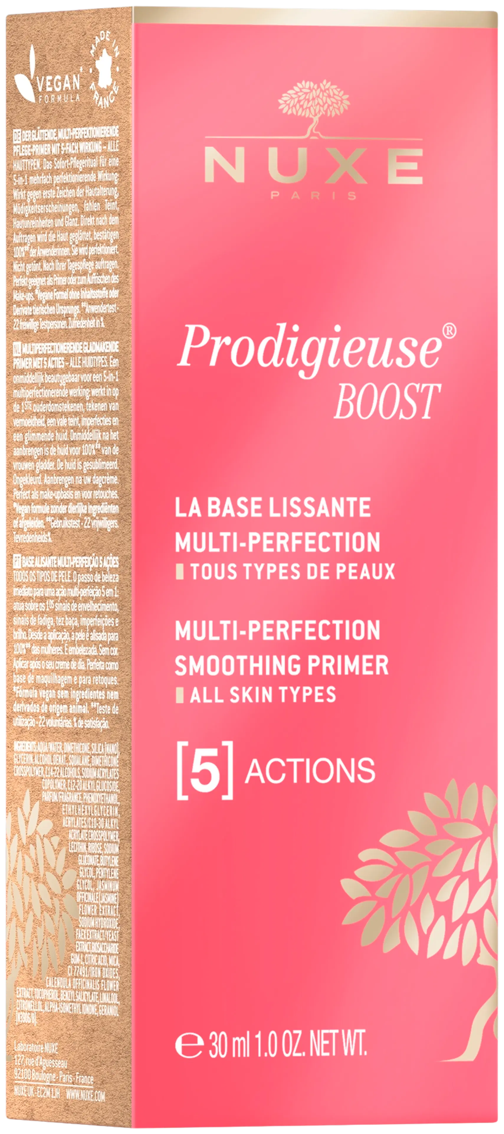 NUXE Prodigieuse Boost Multi-Perfection Smoothing Primer pohjustusvoide 30 ml