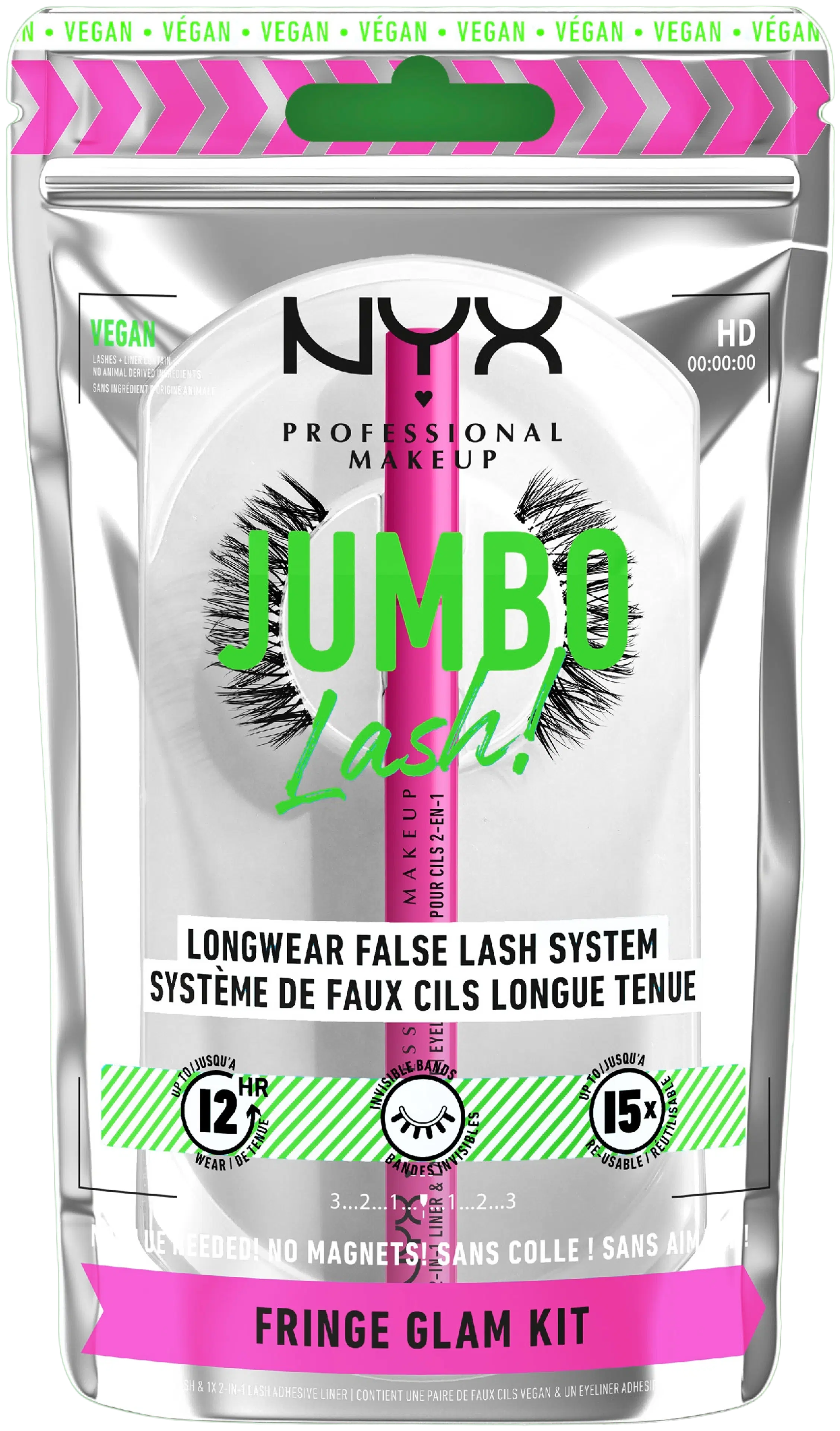 NYX Professional Makeup Jumbo Lash! Longwear False Lash System ripsipakkaus