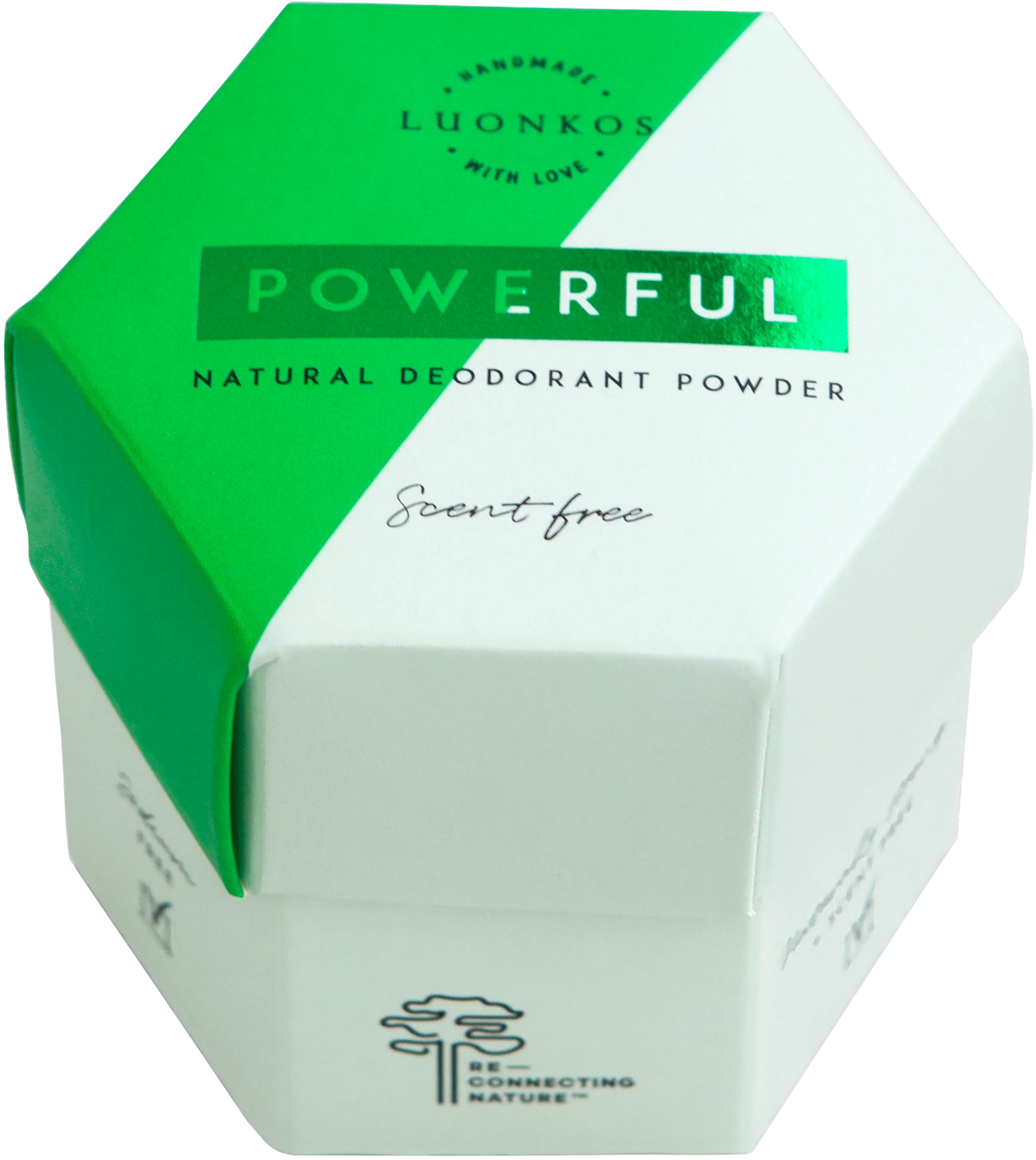 Luonkos Powerful jauhedeodorantti tuoksuton 50 g