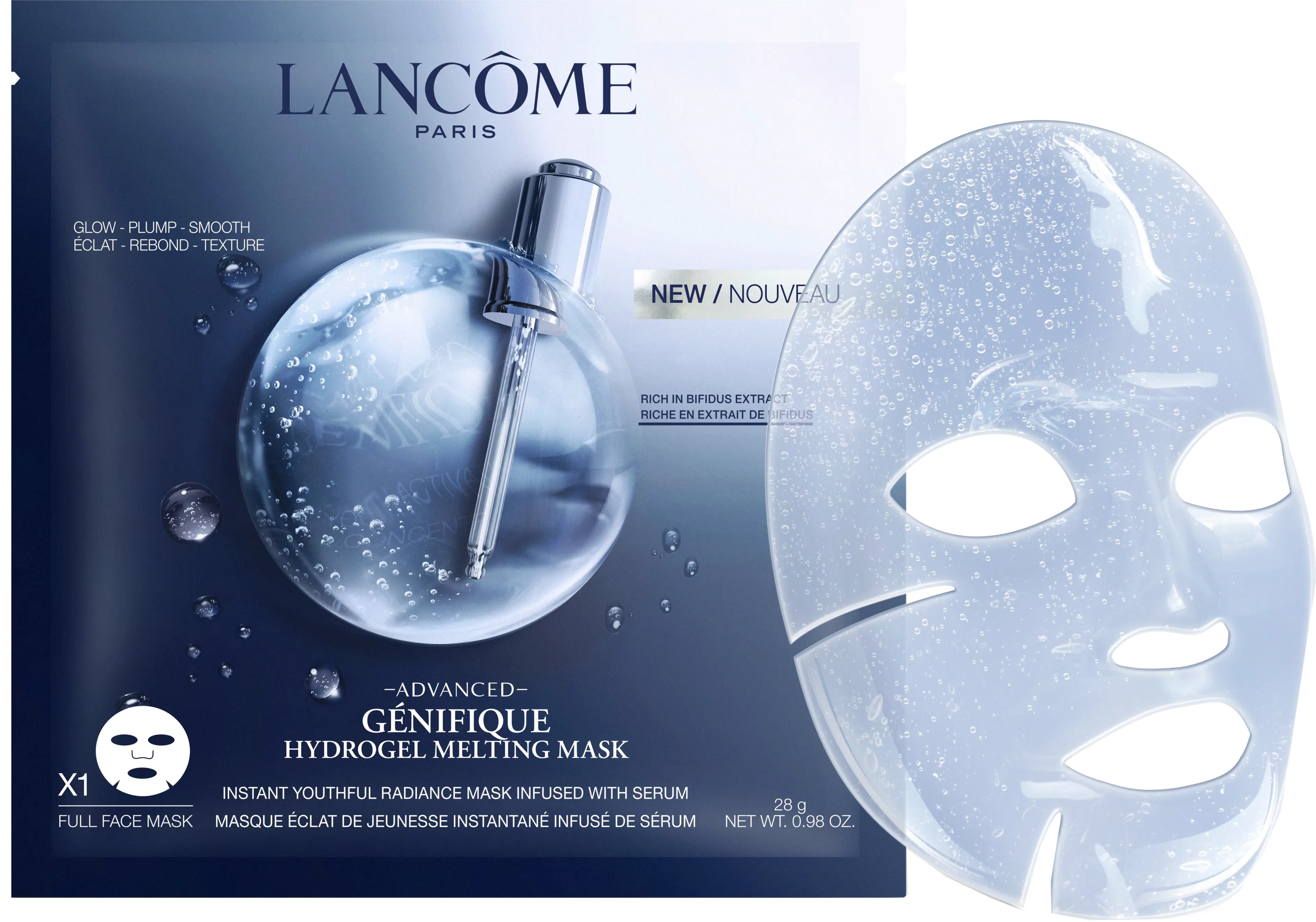 Lancôme Advanced Génifique Hydrogel Melting Mask kangasnaamio