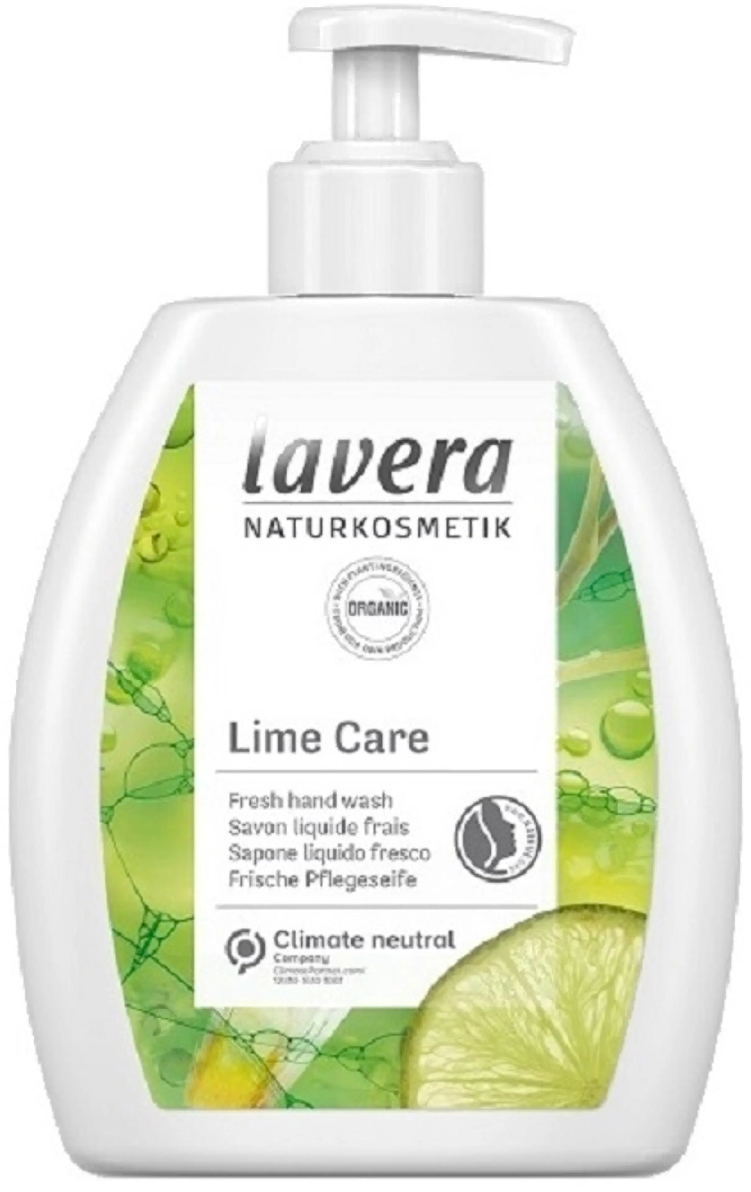lavera Lime Gentle Care Hand Wash - Raikas Lime käsisaippua 250ml