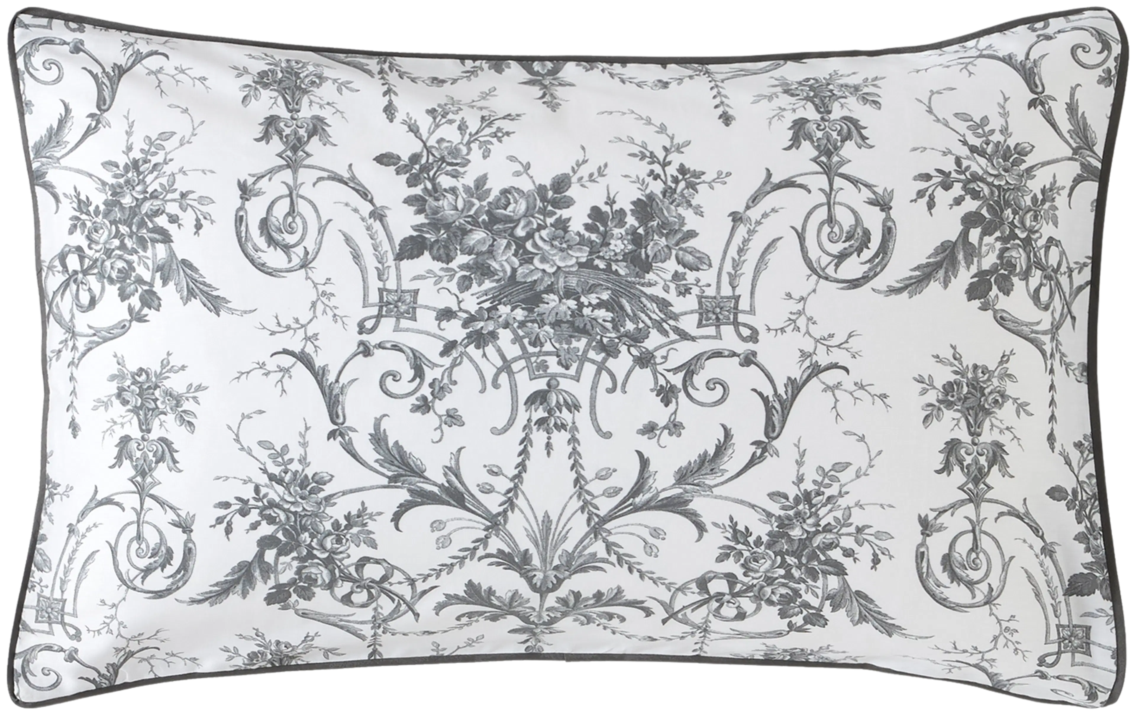 Laura Ashley Tuileries tyynyliina 50x60cm charcoal