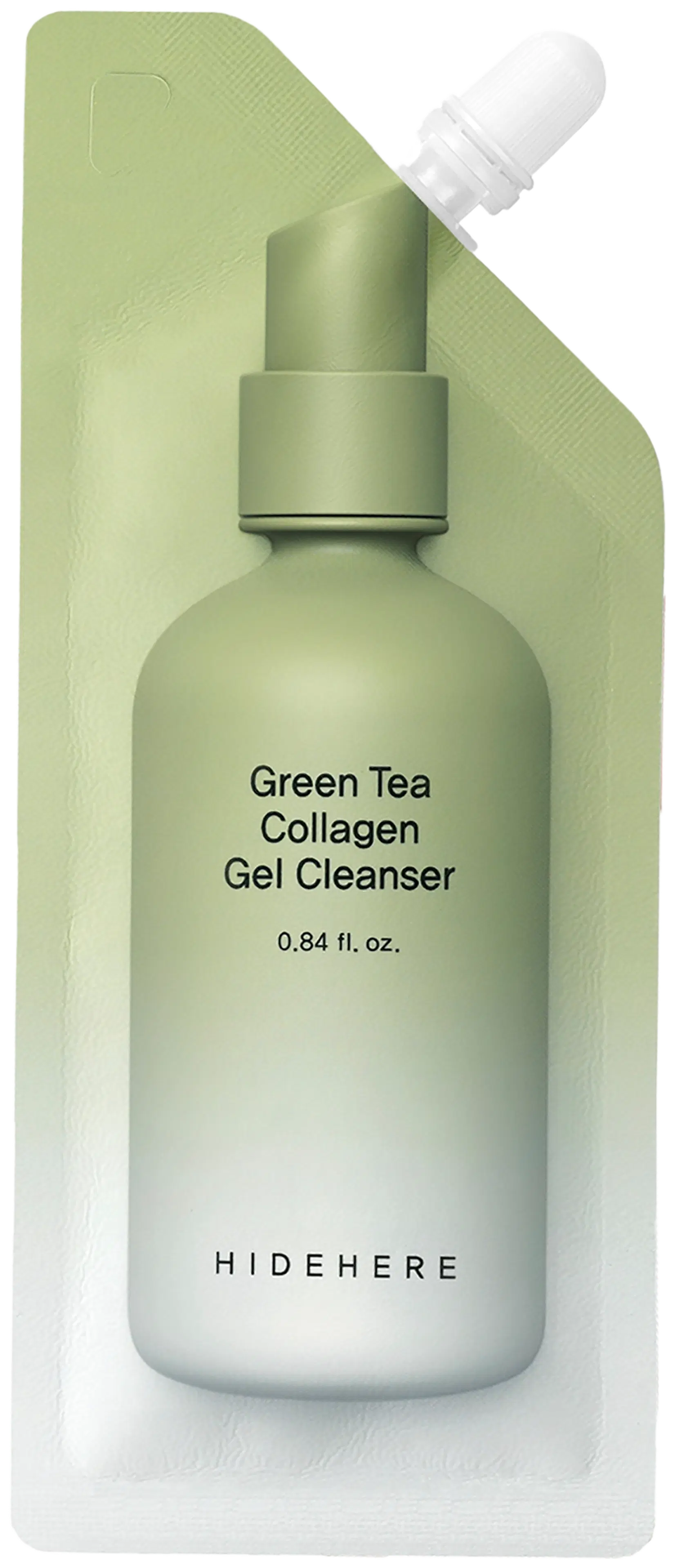 HIDEHERE Green Tea Collagen Gel Cleanser -kasvojenpuhdistusgeeli 25ml