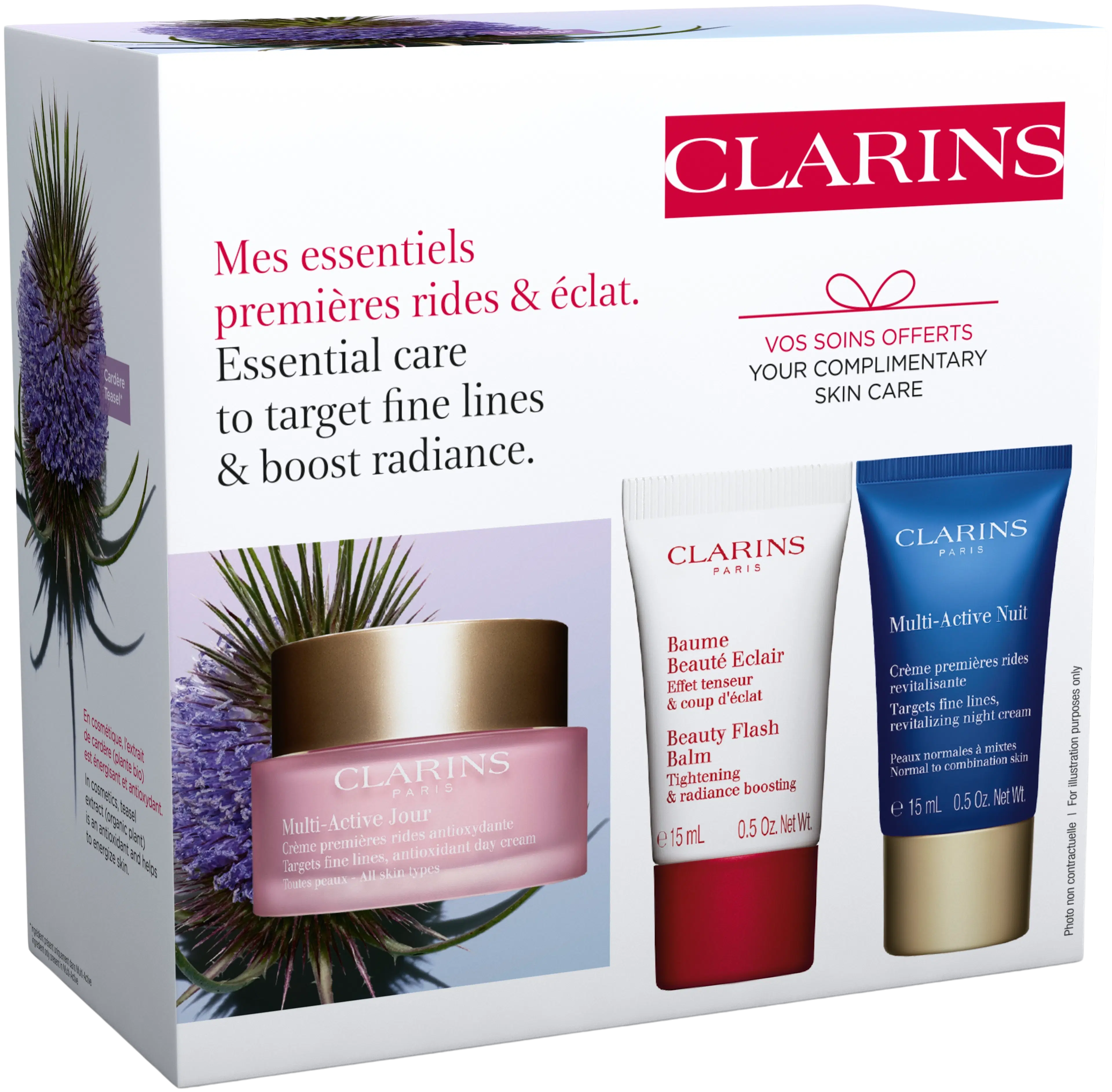 Clarins Multi-Active ihonhoitopakkaus