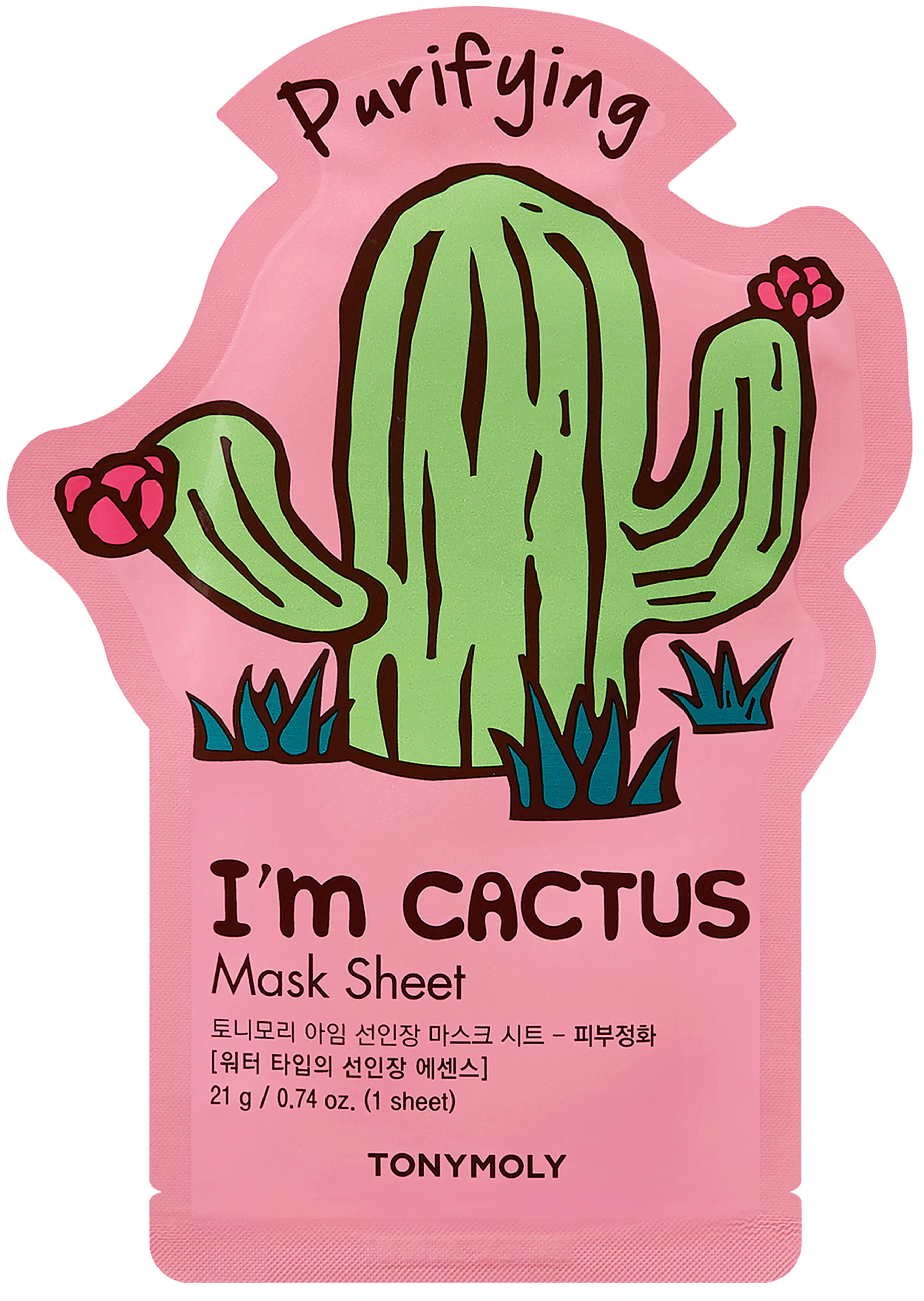 TONYMOLY I Am Cactus Mask Sheet puhdistava kangasnaamio 1 kpl