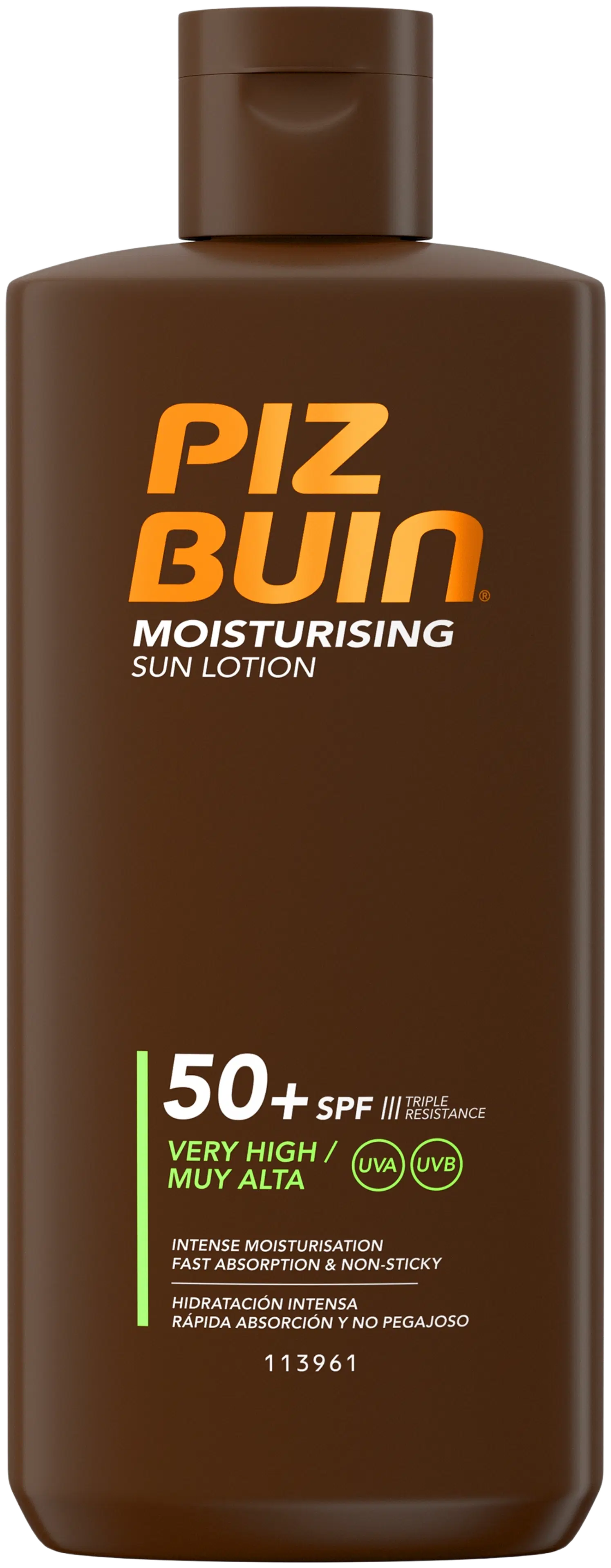 Piz Buin Moisturising Sun Lotion SPF50+ aurinkosuojavoide 200ml