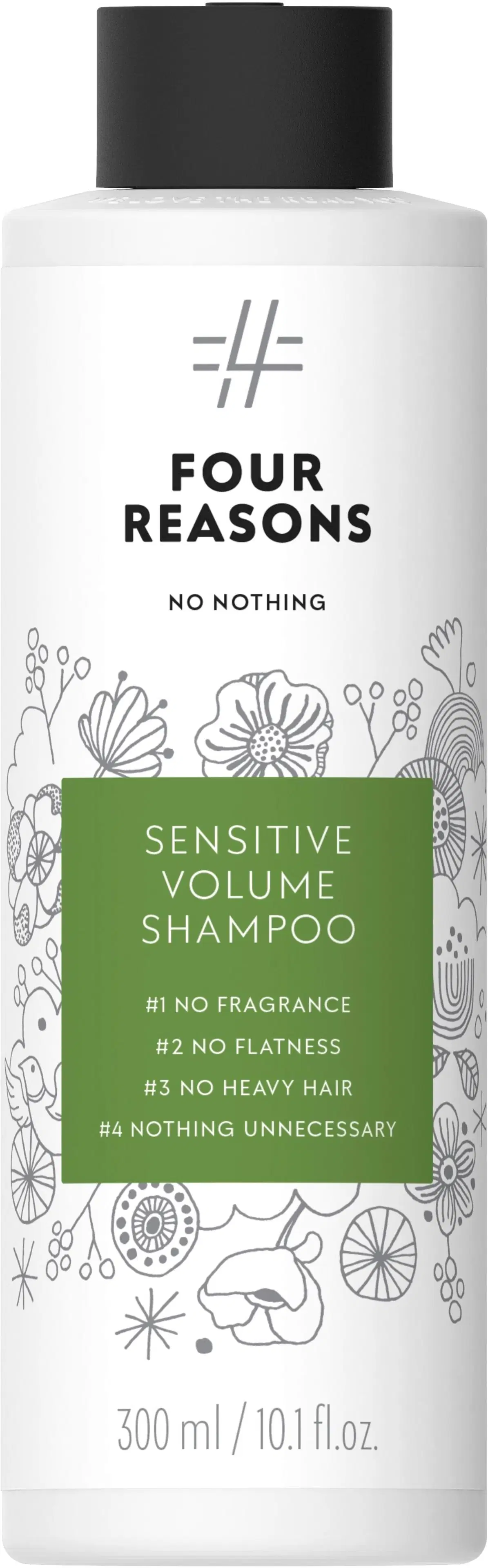 Four Reasons No nothing Sensitive Volume Shampoo 300 ml