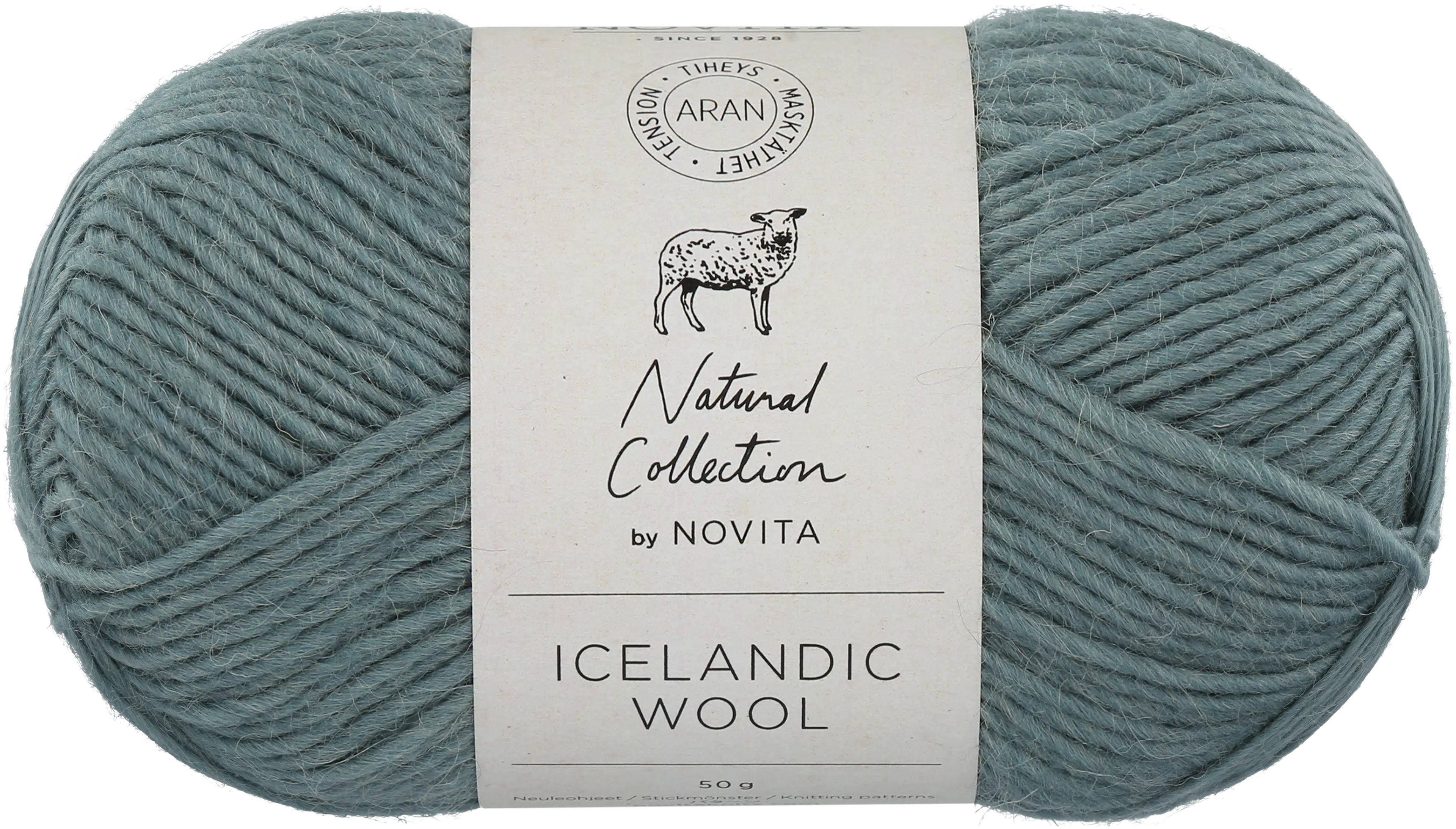 Novita lanka Icelandic Wool 50 g haikeus 301