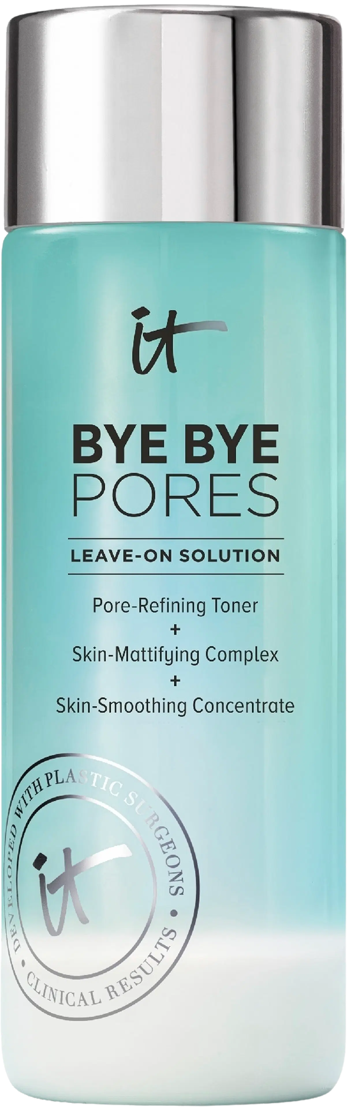 It Cosmetics Bye Bye Pores Leave-On Solution Pore-Refinig Toner kasvovesi 200ml