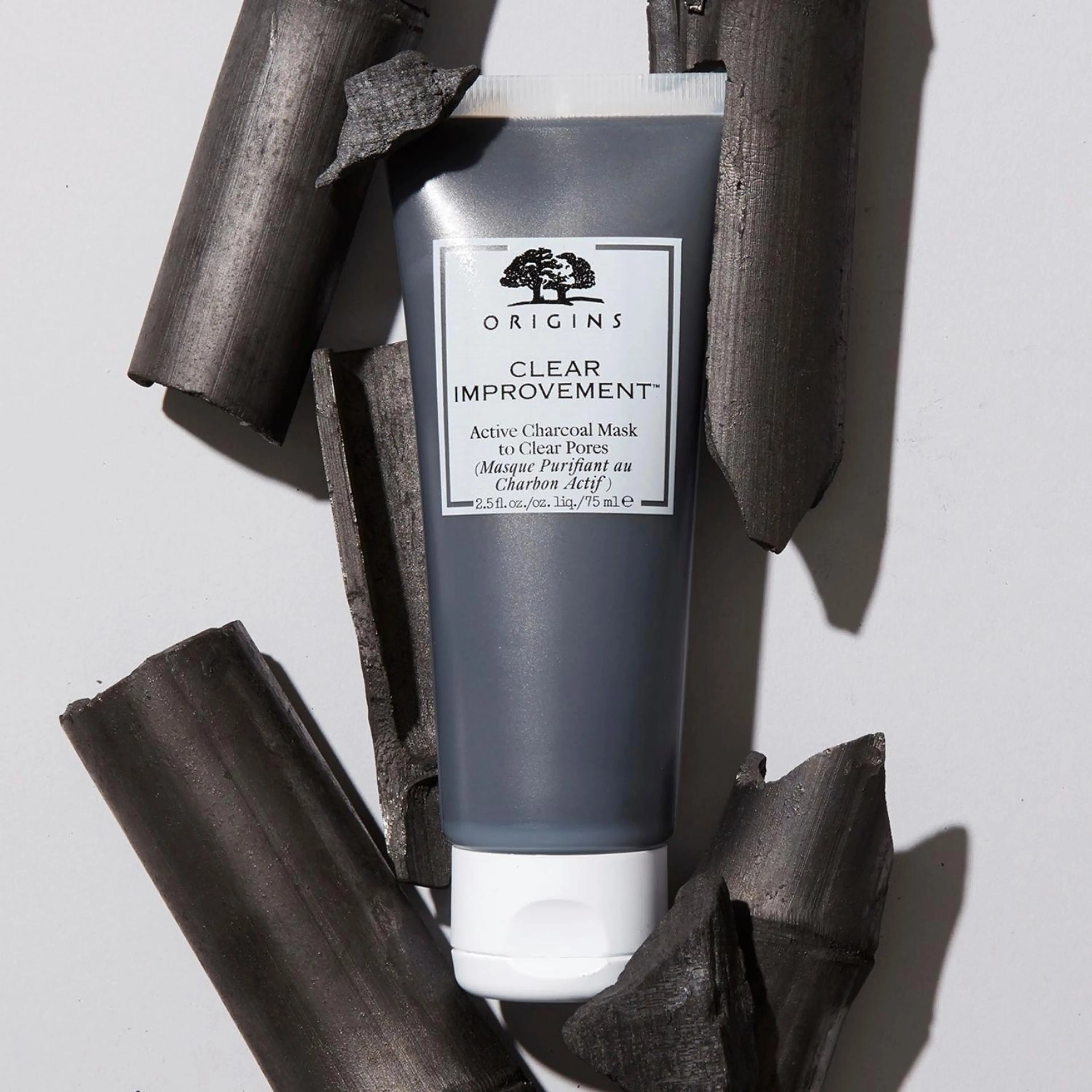 Origins Clear Improvement™ Active Charcoal Mask to Clear Pores kasvonaamio 75 ml