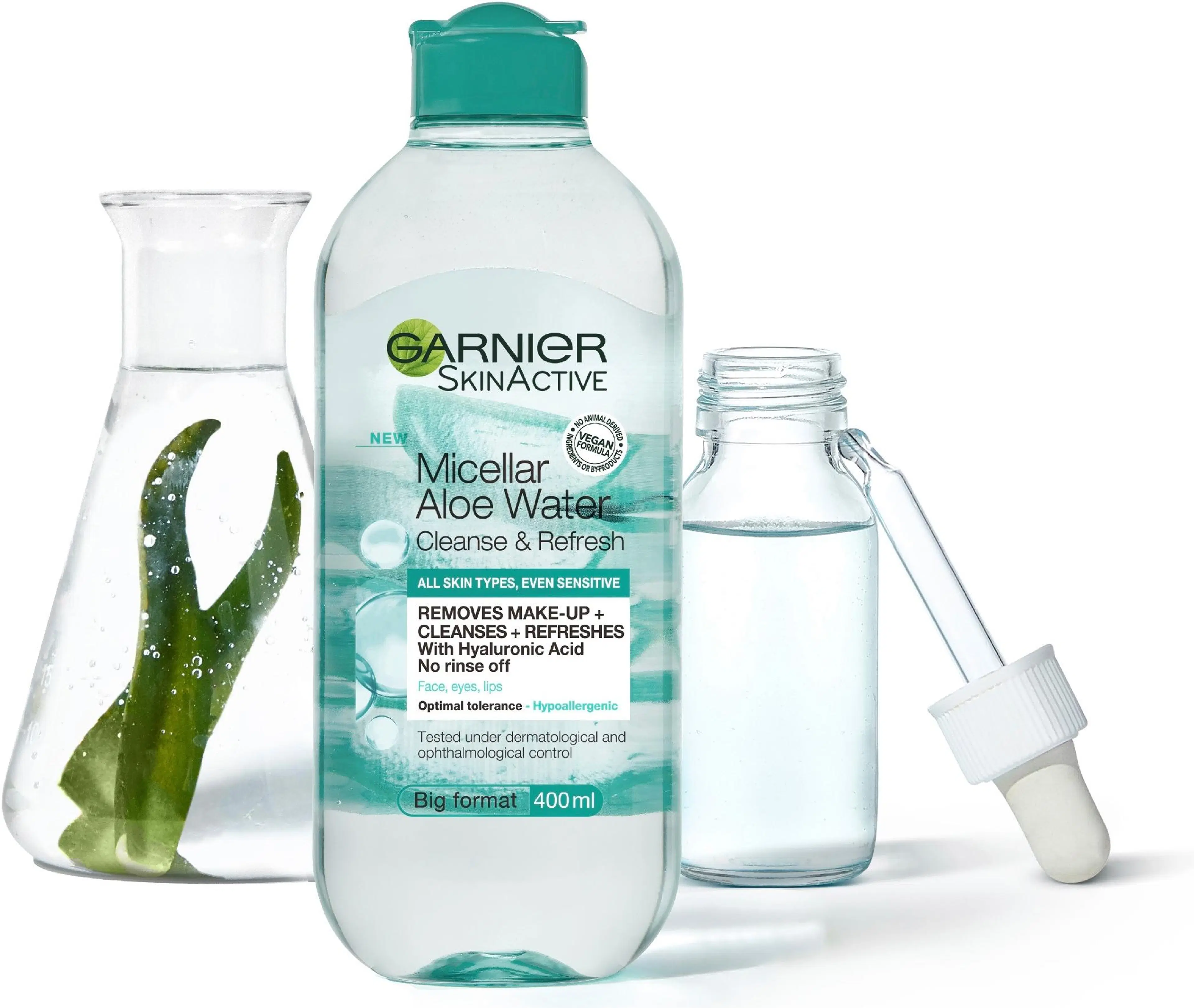 Garnier SkinActive Micellar Aloe Water Cleanse & Refresh puhdistusvesi 400ml