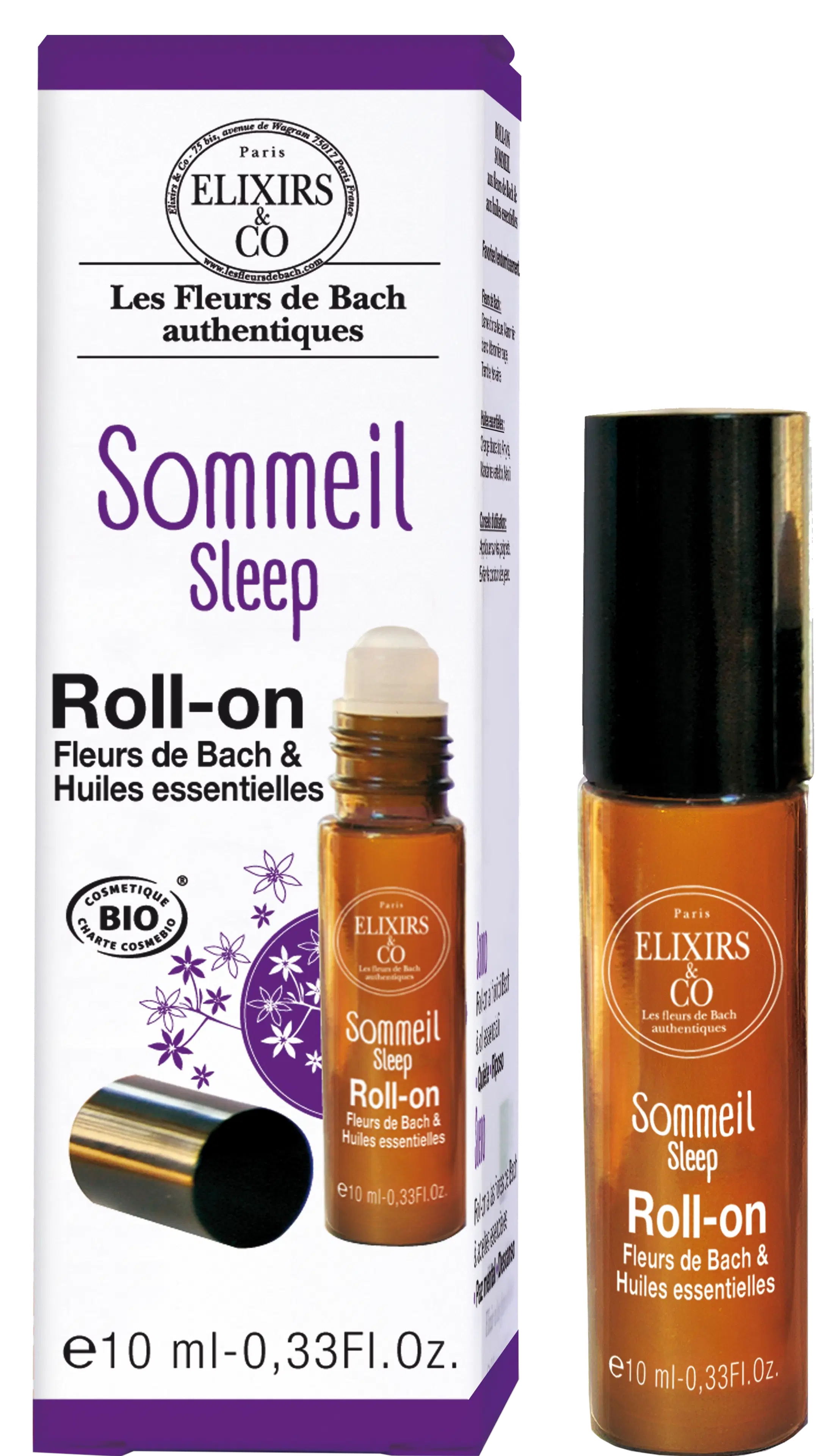 Elixirs & Co Fleurs de Bach Sleep terapeuttinen roll-on öljy 10 ml