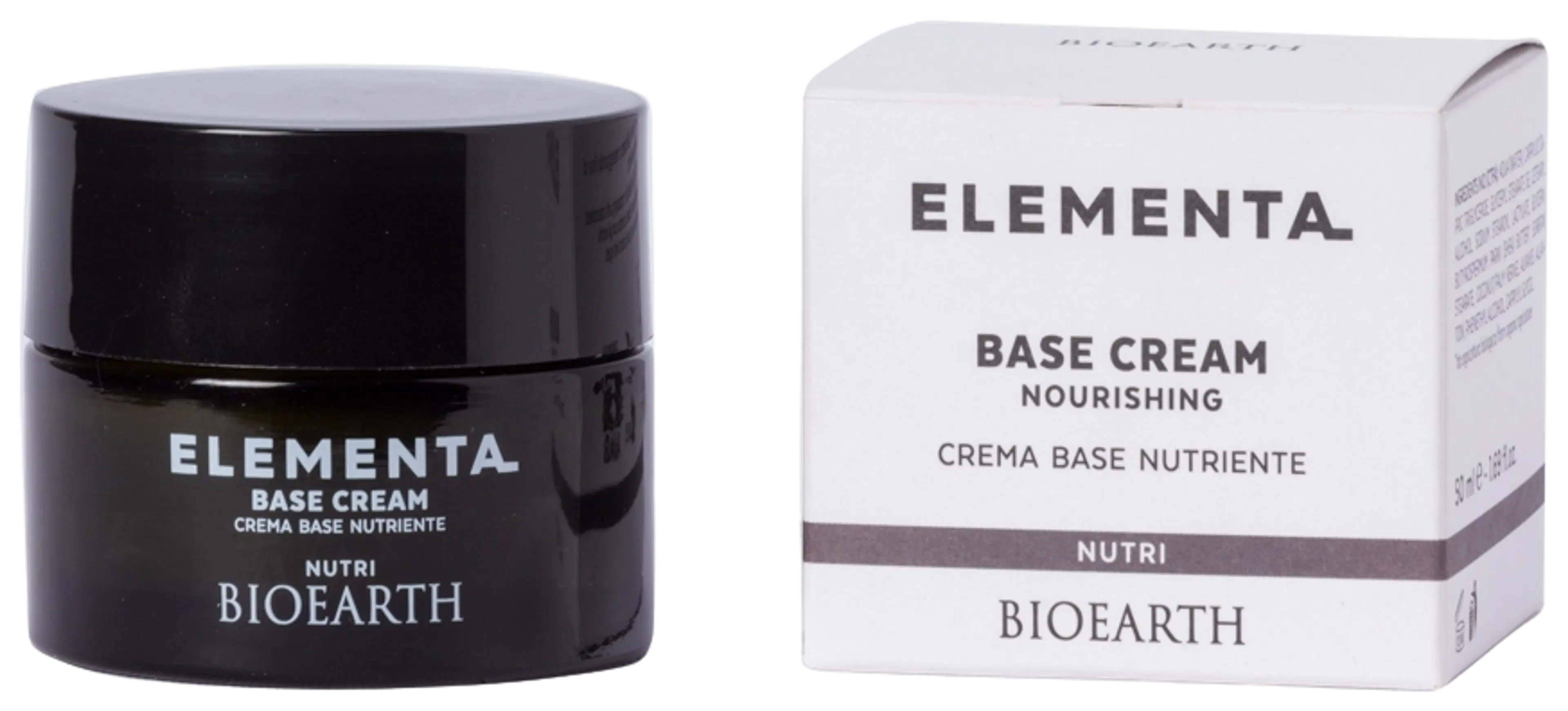 Bioearth Elementa Base Cream Nutri Ravitseva kosteusvoide 50ml
