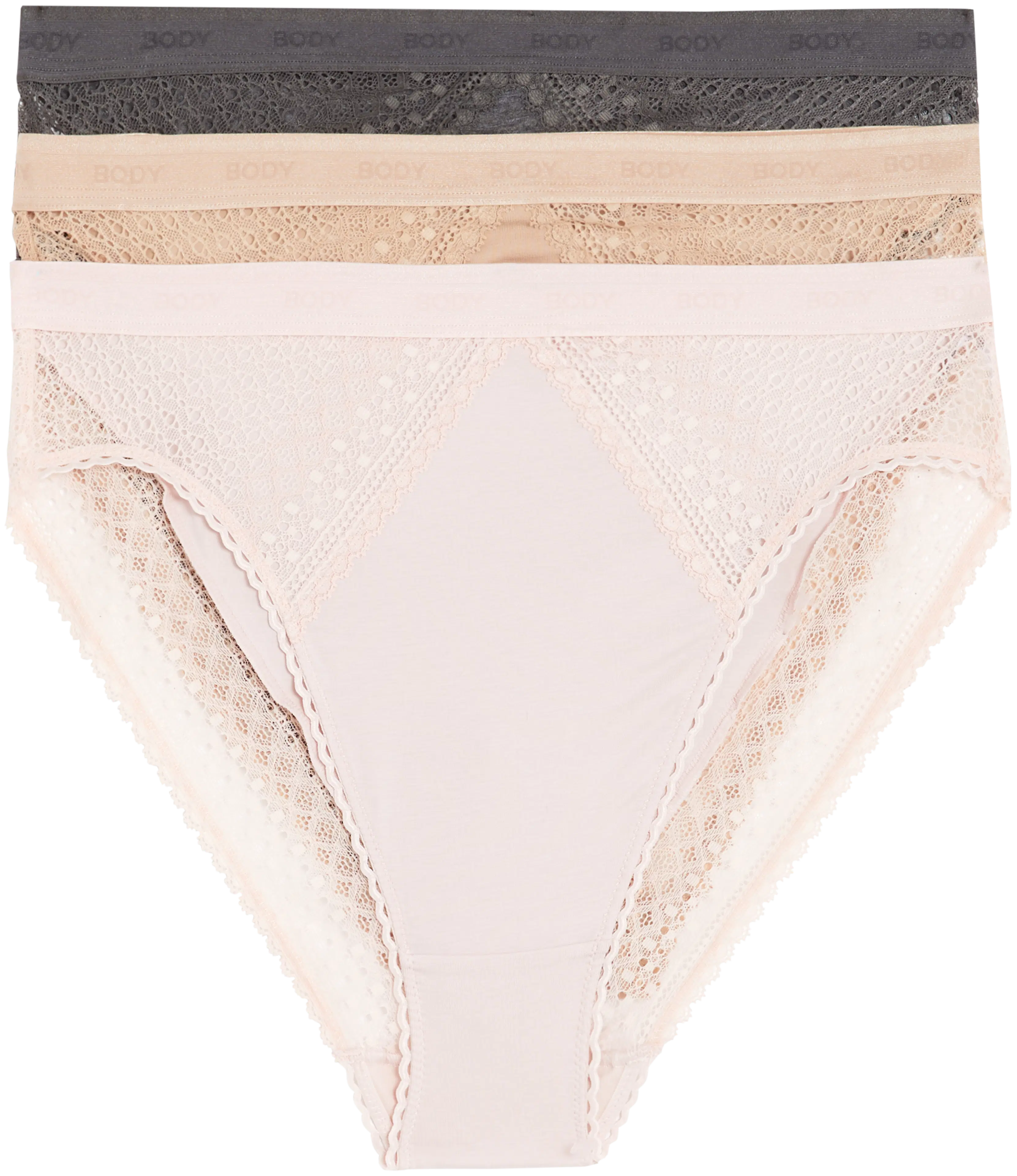 M&S High leg 3-pack alushousut