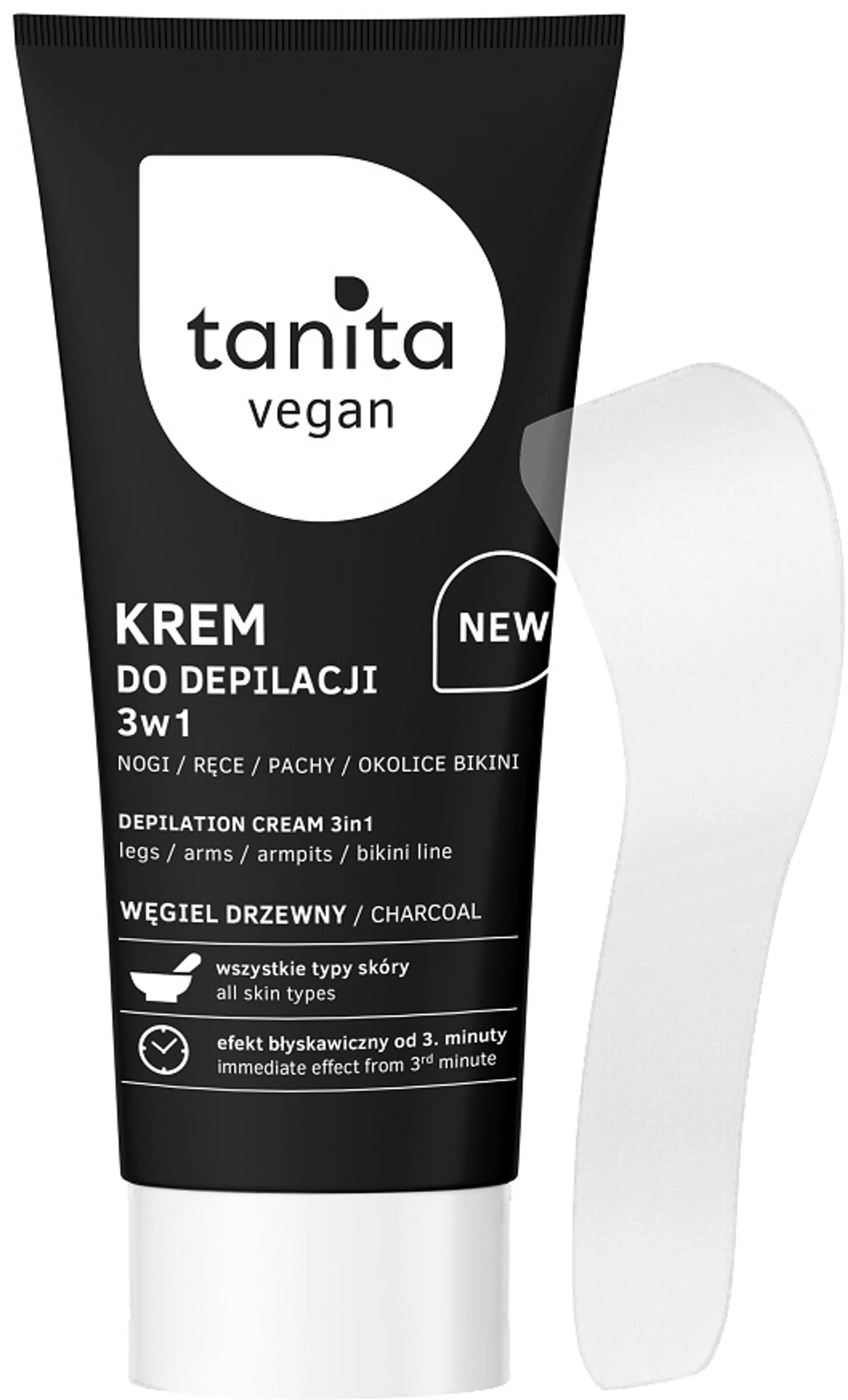 TANITA Vegan Depilation Cream 3in1 Charcoal 150ml