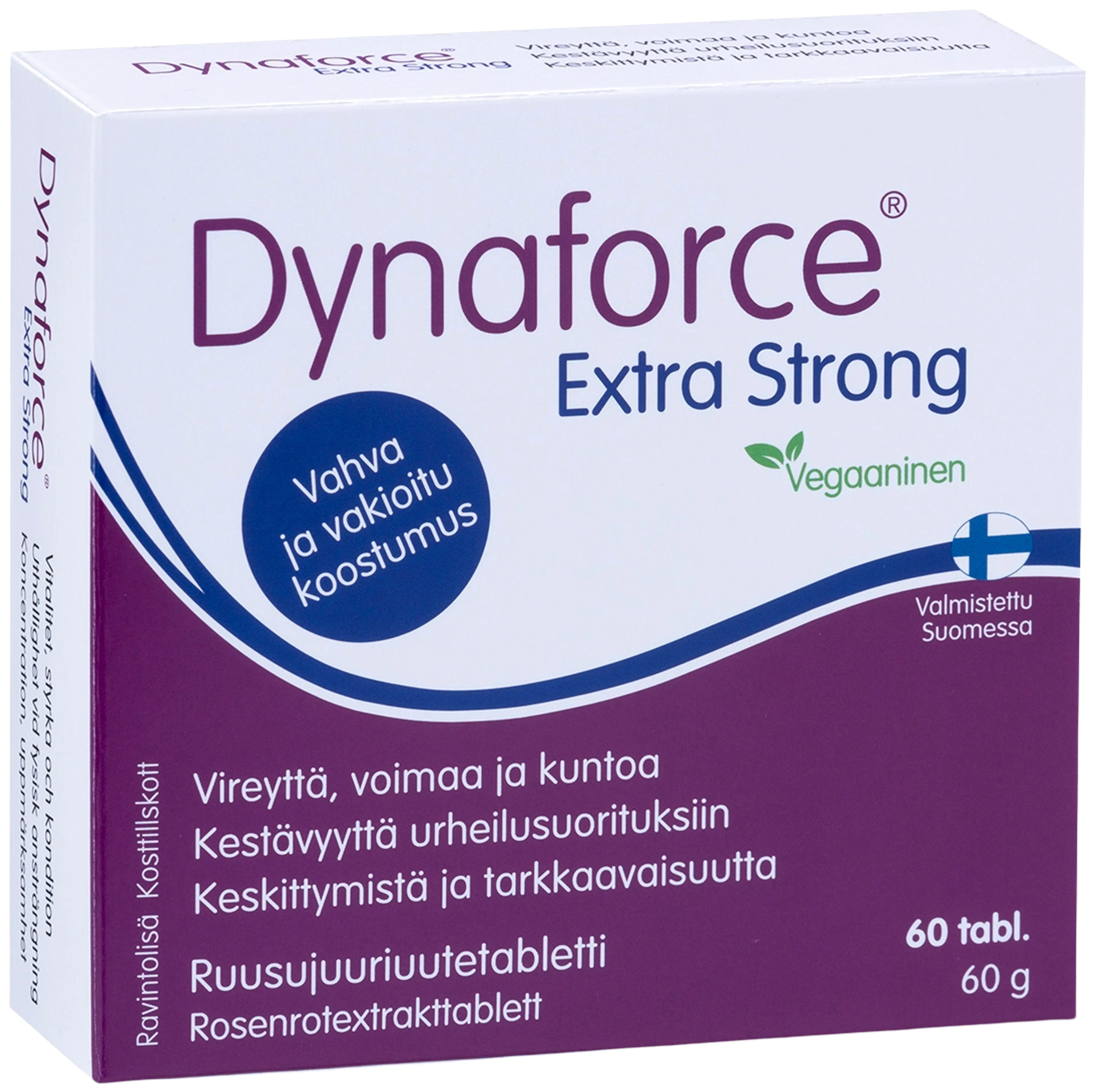 Dynaforce Extra Strong ruusujuuriuutetabletti 60 tabl