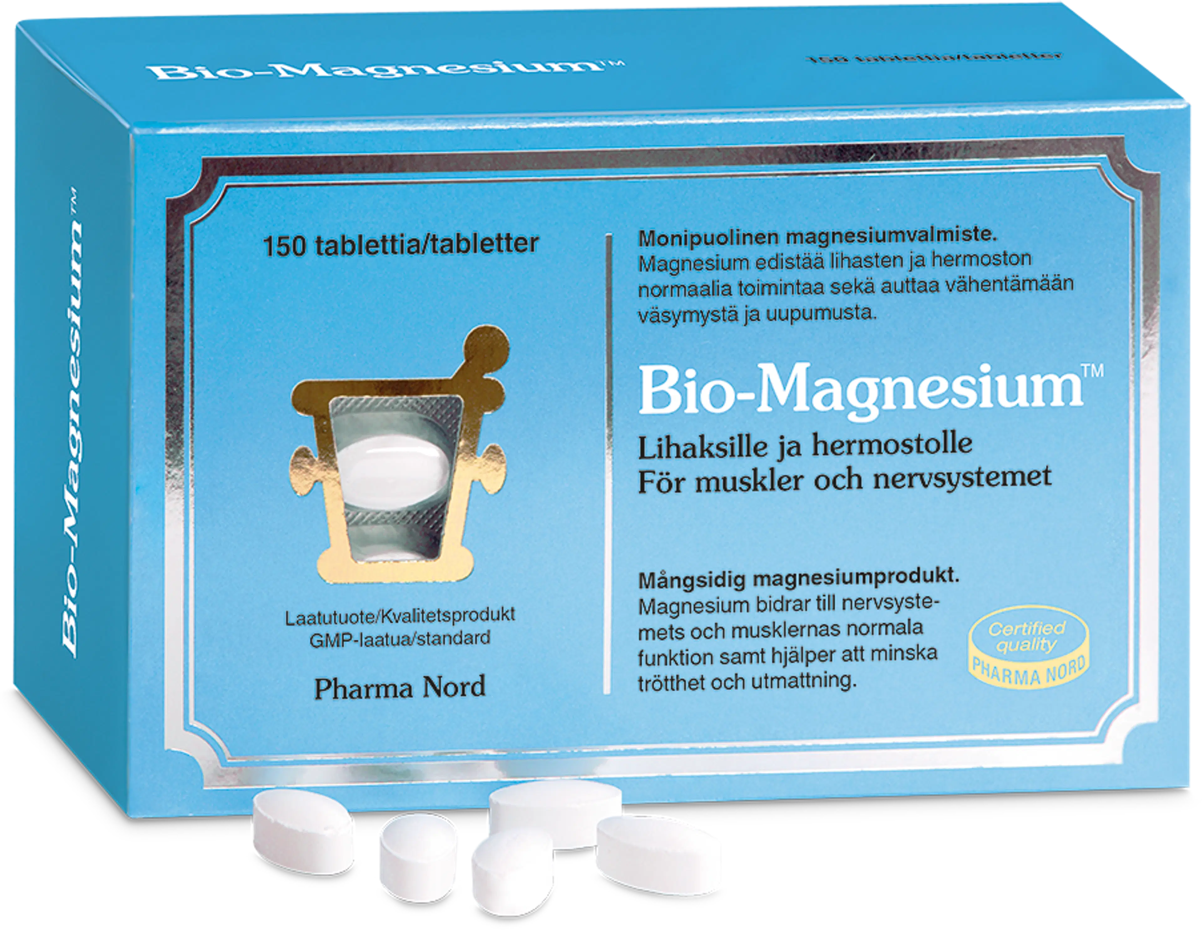 Pharma Nord Bio-Magnesium ravintolisä 150 tabl.