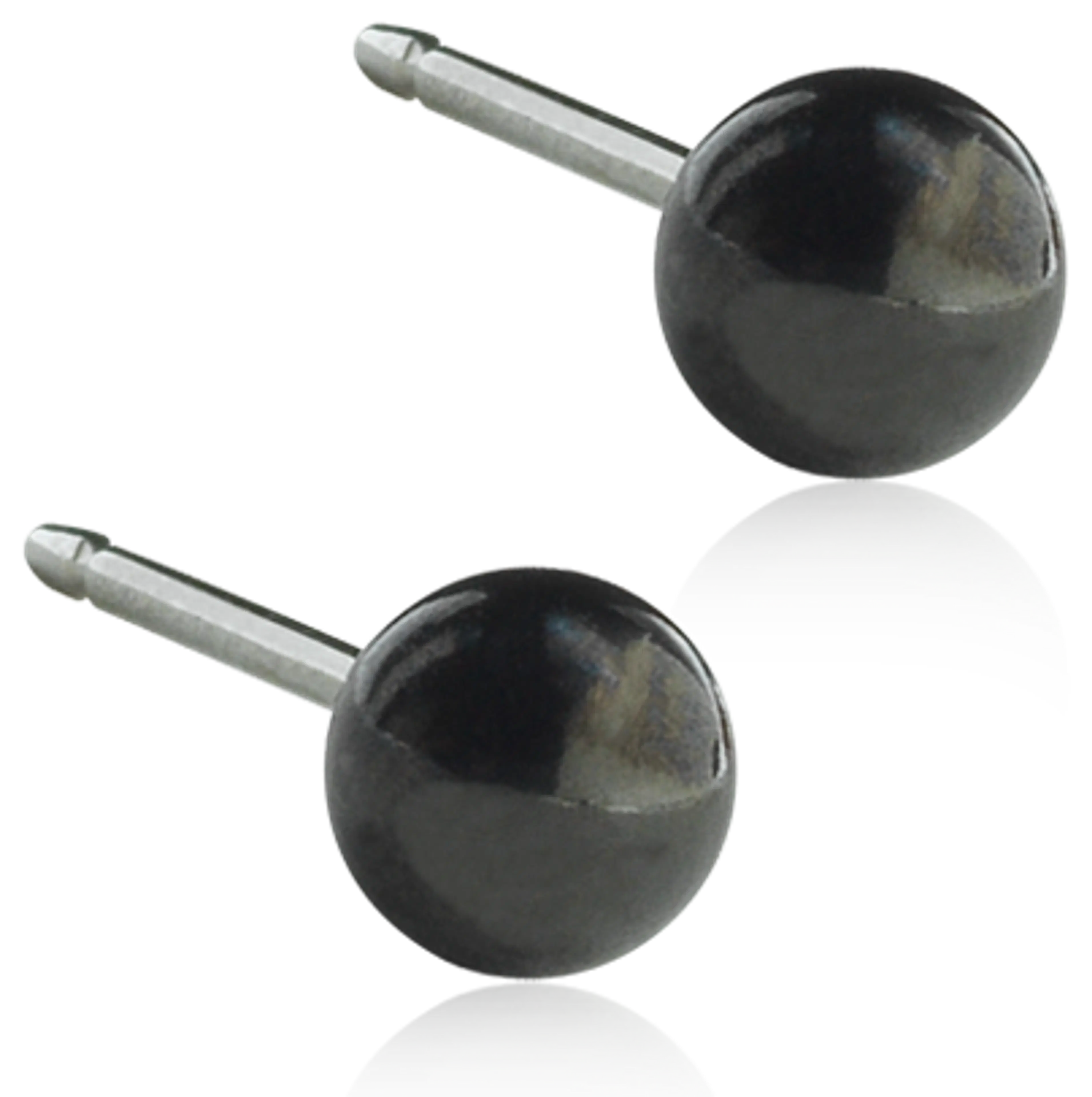 Blomdahl Black Ball korvakorut 4 mm