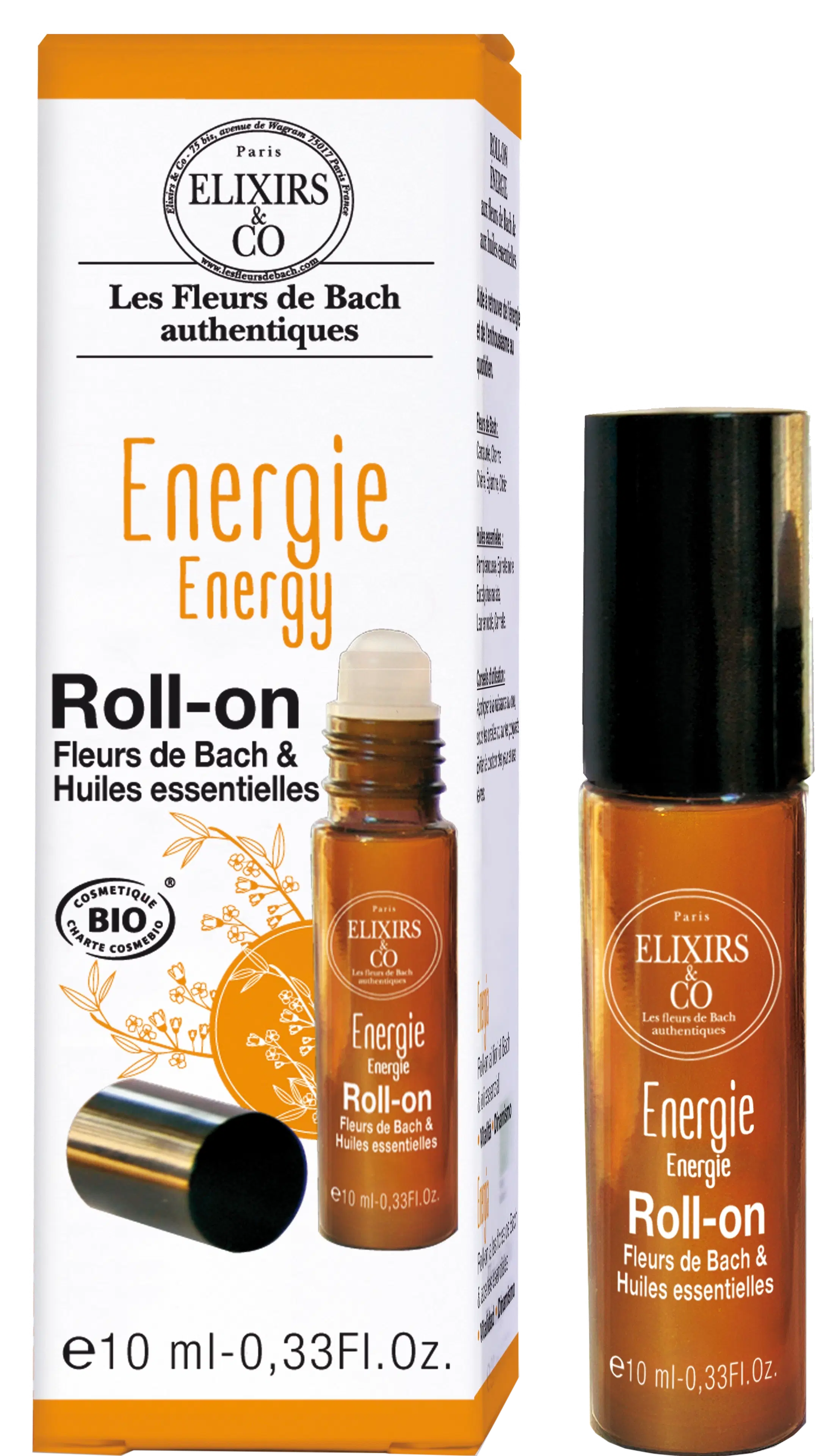 Elixirs & Co Fleurs de Bach Energy terapeuttinen roll-on öljy 10 ml