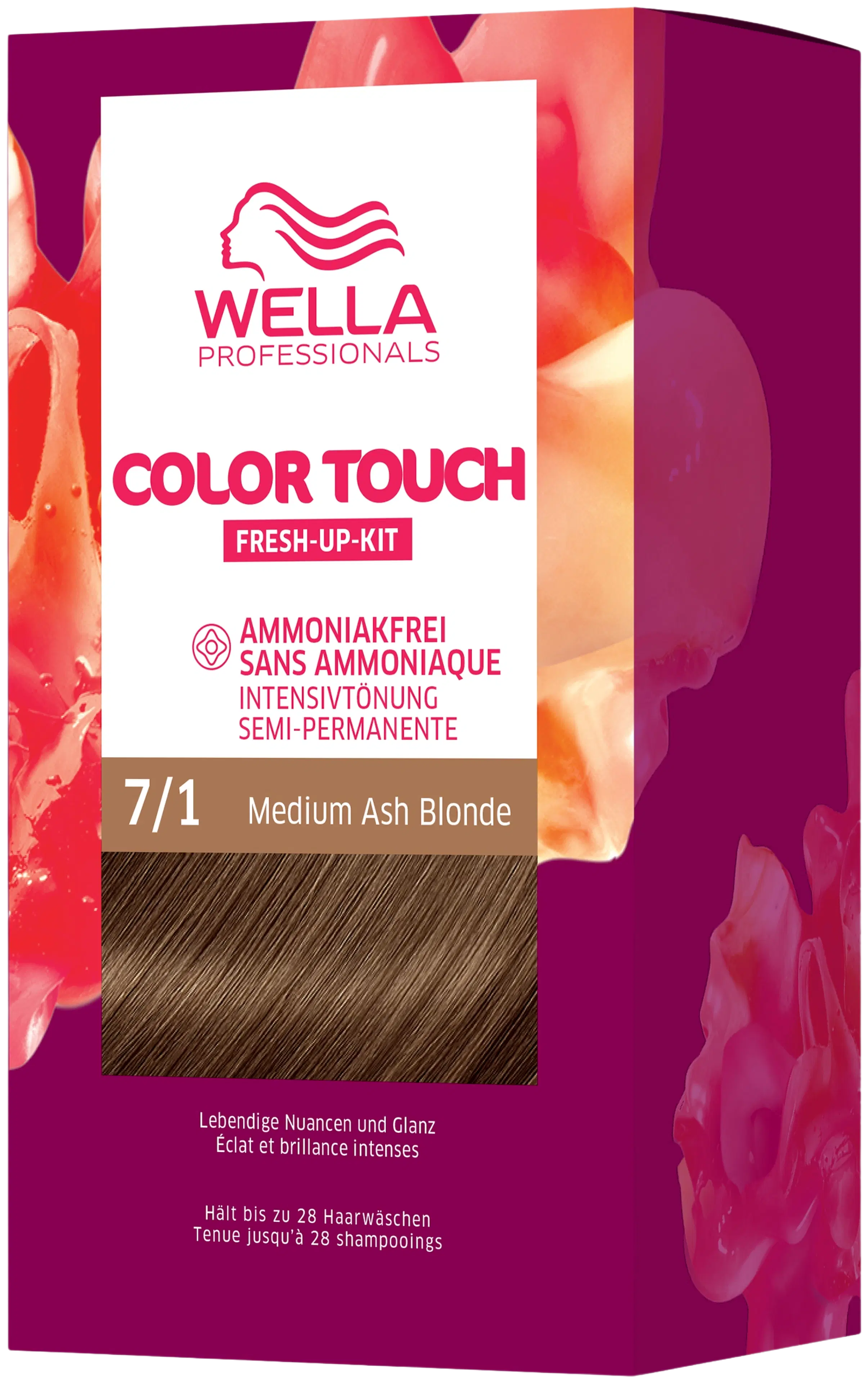 Wella Professionals Color Touch Rich Natural Medium Ash Blonde 7/1 kotiväri 130 ml