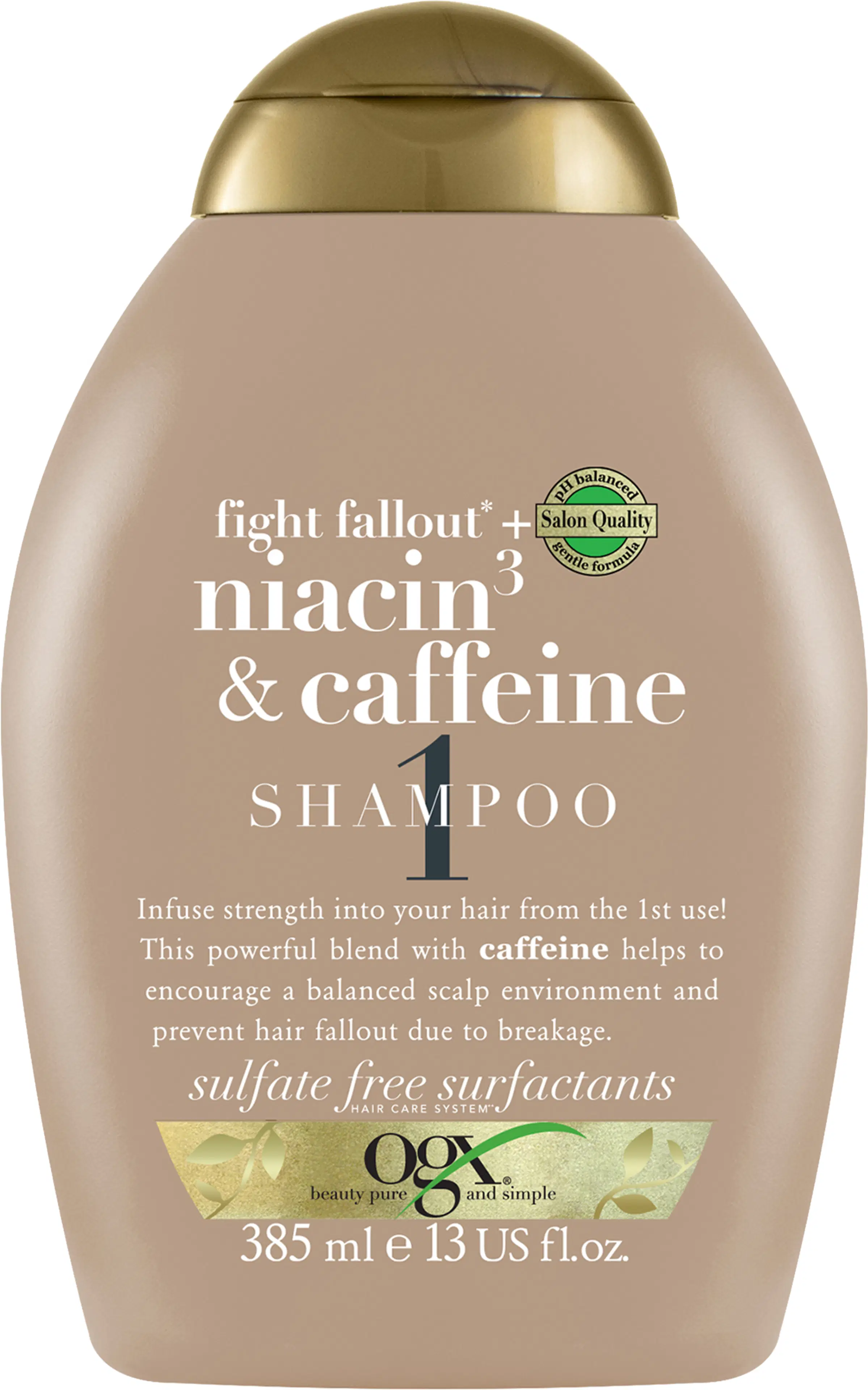 OGX NIACIN + CAFFEINE SHAMPOO 385 ML