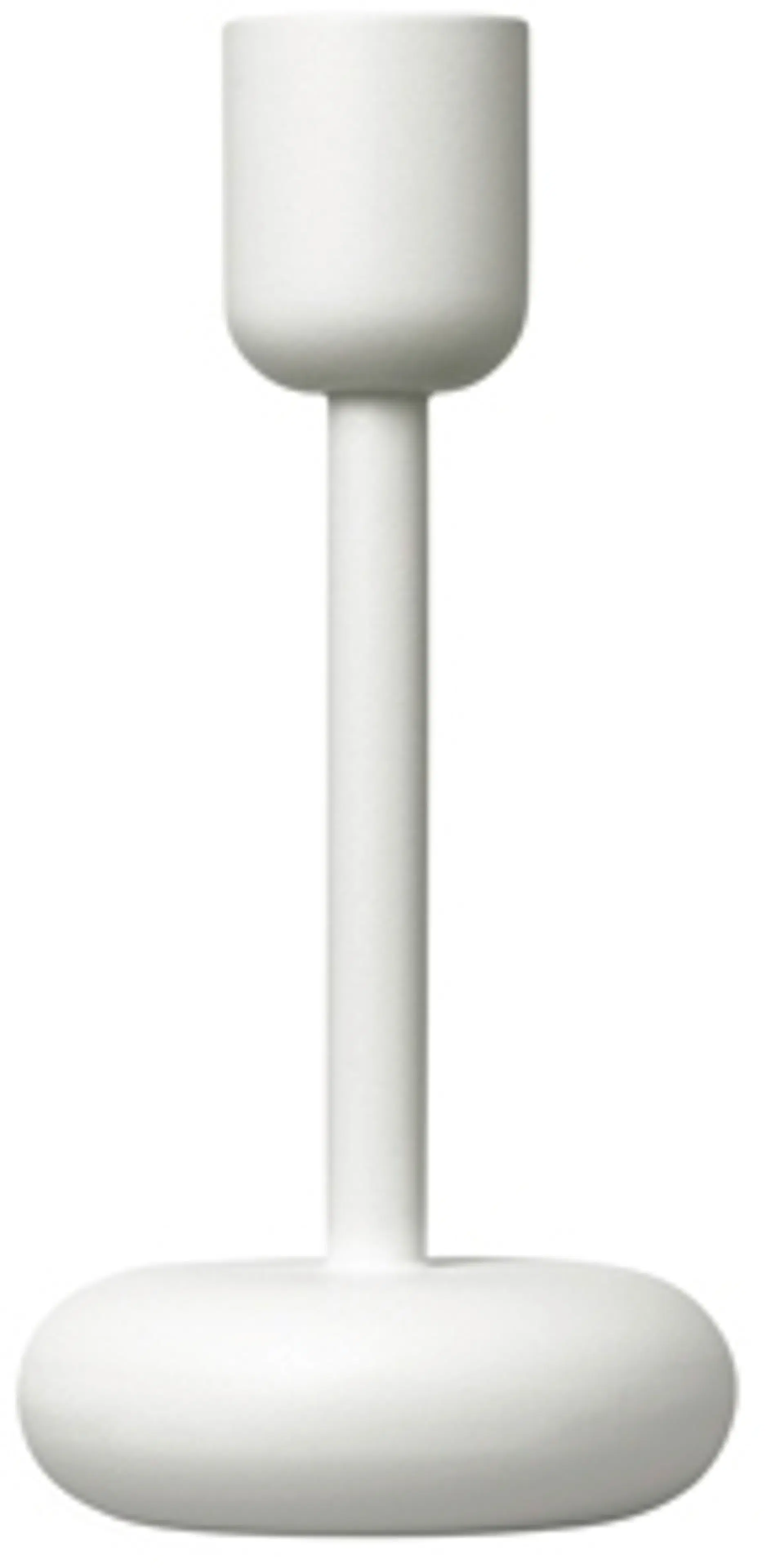 Iittala Nappula kynttilänjalka 183mm valkoinen