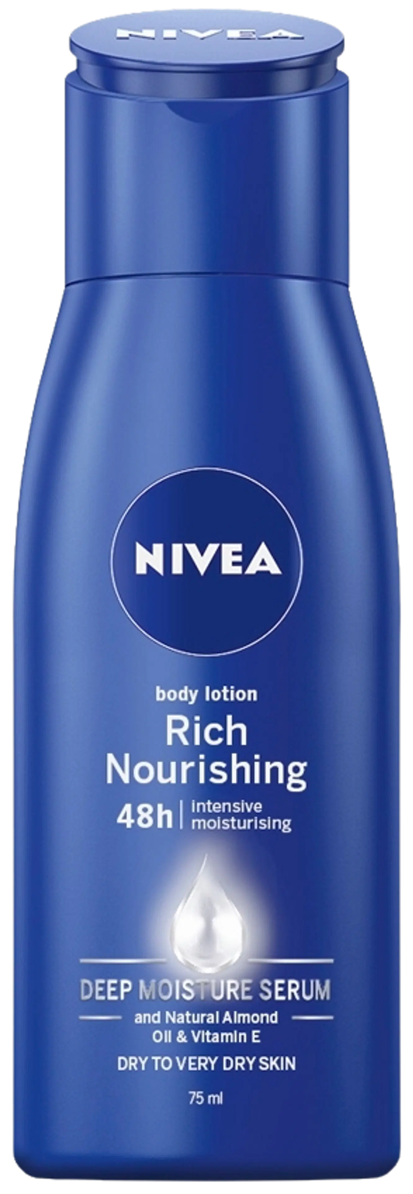 NIVEA 75ml Rich Nourishing Body Milk -vartalovoide