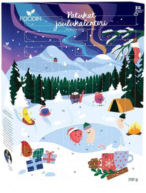 Foodin vahepalabatoonidega jõulukalender 700 g