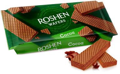 Roshen vahvel 216g kakaokreemiga
