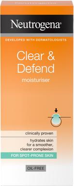 Näokreem Clear Defend Moisturiser Oil-Free 50 ml