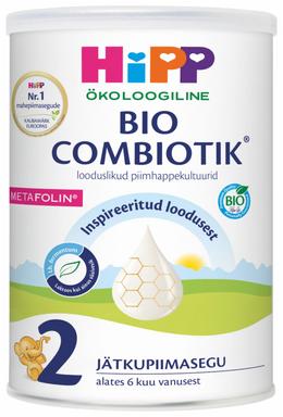 HiPP 2 Organic Combiotic jätkupiimasegu, 6k, 800g