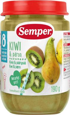Semper kiivi-õuna-pirni püree 190 g, alates 8-elukuust