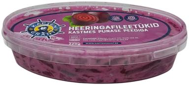 Kapten Grant Heeringafileetükid Kastmes Punase Peediga 220g