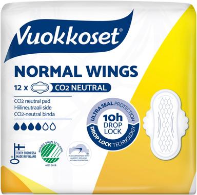 Vuokkoset Normal hügieeniside 12 tk