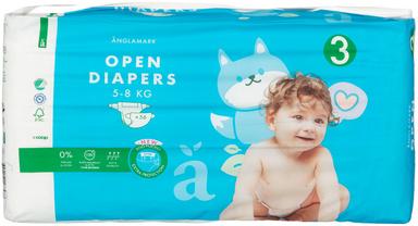 Änglamark teipmähe Midi 5-8 kg, 56 tk