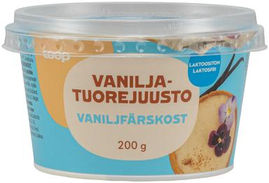 Coop toorjuust vanilli, laktoosivaba, 200g