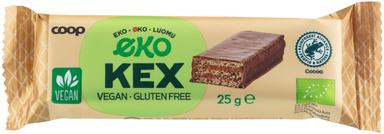 Coop EKO täidisega vahvlibatoon, vegan 25 g