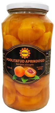 Minu Poolikud aprikoosid 660g kerges siirupis