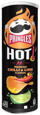 Kartulikrõpsud PRINGLES Hot Mexican Chilli and Lime, 160 g