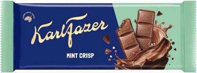 Fazer piimašokolaad piparmünditükikestega 95g