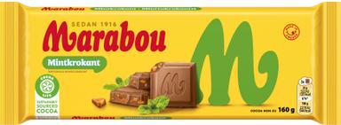 Marabou šokolaad piparmündikaramelliga, 160 g