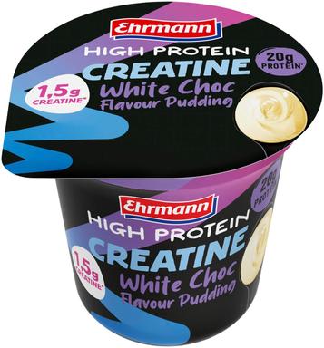 Ehrmann proteiinipuding valge šokolaadi ja kreatiiniga, 230 g