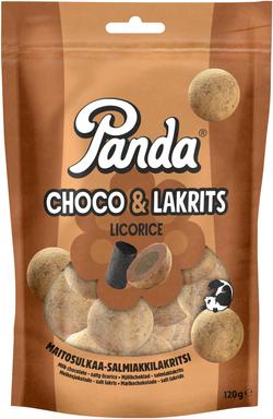 Panda Choco & Lakrits kommid 120g