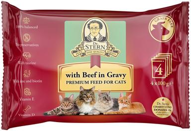 Dr.Stern 4 pack Premium kassieine veiseliha kastmes 4*100g