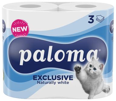 Tualettpaber Paloma Exclusive 3-kih 4 rulli