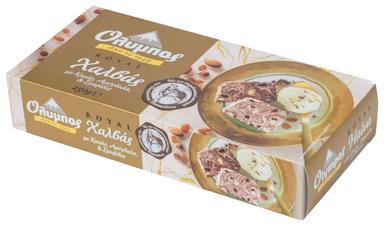 Halvaa Royal kakaoga, mandlite ja rosinatega 250g