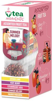 Tea Moments puuviljateede segu 34,2g  (5 maitset ×3)