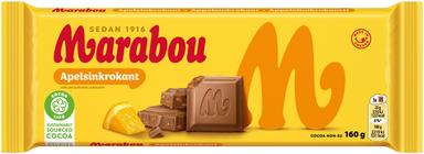 Marabou apelsinimaitseline šokolaad 160 g
